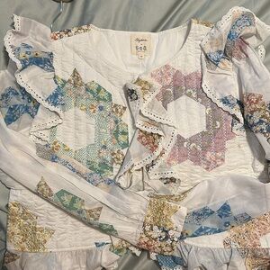 RARE Sezane X SEA NY Axel blouse FR40